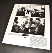 2000 Movie SHAFT Press Photo Samuel L Jackson Richard Roundtree Busta Rh... - £11.15 GBP