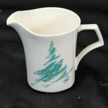 Nikko Evergreen Christmas Tree Cream Pitcher Xmas - $10.97