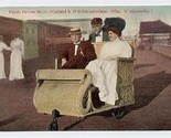 Puzzle Picture #23 Postcard Atlantic City 1900&#39;s Husband &amp; Wife? - $14.83