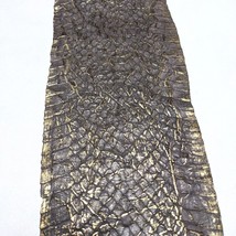 Vintage Wrinkl Metallic Genuine Snakeskin Snake Skin Leather Craft Suppl... - $412.99 MXN+