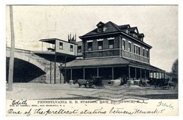 Pennsylvania Railroad Station New Brunswick New Jersey Undivided Back Postcard  - £9.29 GBP