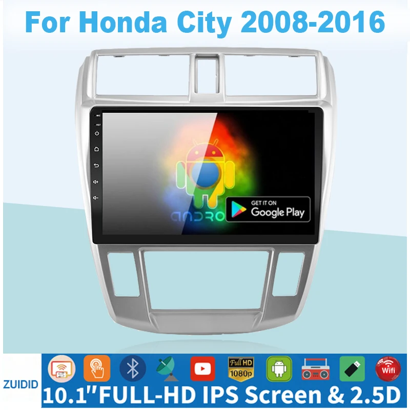Android 2 Din Car Radio multimedia video player For Honda City 2008 2009 2010 - £97.66 GBP+