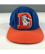 Denver Broncos Snapback Kappe Blau Orange Weiß Mitchell Ness Vintage Sam... - $23.00