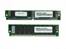 MEM-1X16D MEM-1X8F Flash &amp; Dram Memory For Cisco 2500 Tested - £13.87 GBP