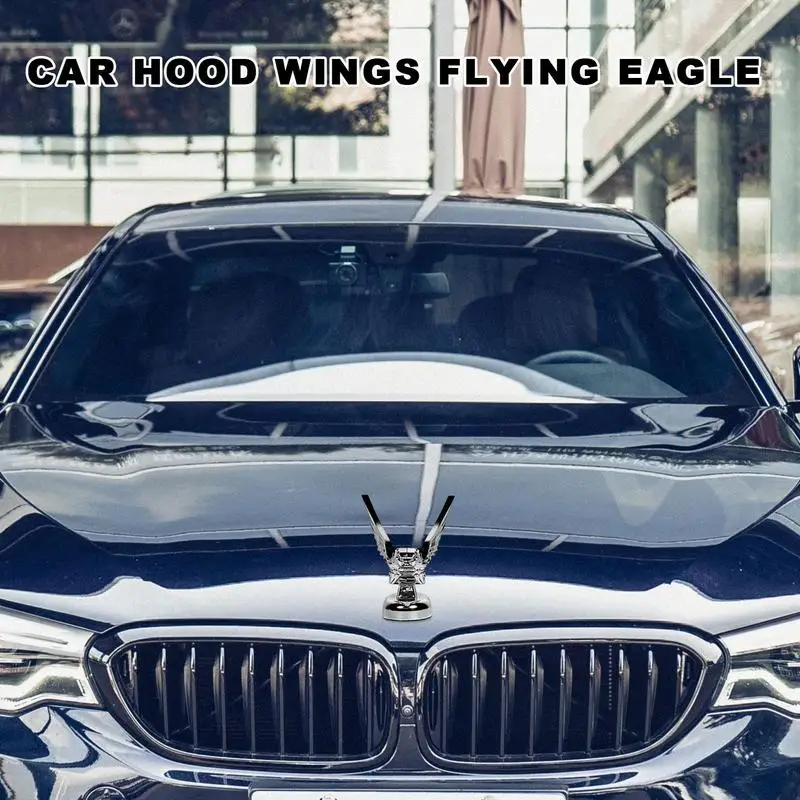 Eagle Hood Ornament | 3D Car Emblem Self-Adhesive Eagle Stickers Car Dec... - £11.84 GBP