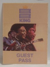 B.B. KING - VINTAGE ORIGINAL CONCERT TOUR CLOTH BACKSTAGE PASS ***LAST O... - $12.00