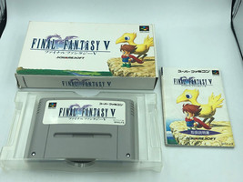 Final Fantasy V 5 Nintendo Super Famicom Japan Snes Complete Box Cib Boxed FF5 - £25.07 GBP