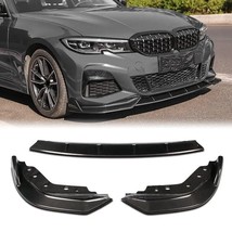 For 2019-2022 BMW G20 M-Sport M340i  Real Carbon Fiber Front Bumper Body Lip 3PC - £173.05 GBP