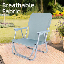 Folding Beach Adults, Portable Heavy-Duty Lawn Chairs - Grey - $48.56