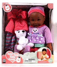 Uneeda Baby First Born Samantha 14&quot; Baby Girl Doll &amp; Accessories Age 3 &amp; Up - £35.88 GBP