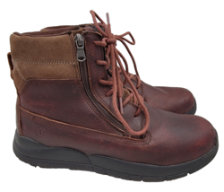 Anodyne Diabetic No. 90 Men’s 8.5 Wide Brown Leather Lace Up Trail Worke... - $63.31