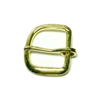 Vintage Replacement Belt Buckle Fits .9&quot; Strap - Simple Basic Gold Tone 5A - £3.00 GBP