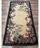 Vintage American Hooked Rug 3x6 - $750.00