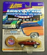 1996 Johnny Lightning Muscle Cars USA 1969 Pontiac Firebird Plum HW6 - £7.85 GBP