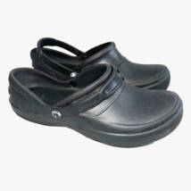 Crocs Women Size 8 M Black Slip On Non Slip Work Clogs Vegan Sandals Mul... - $21.46