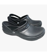Crocs Women Size 8 M Black Slip On Non Slip Work Clogs Vegan Sandals Mul... - £16.88 GBP