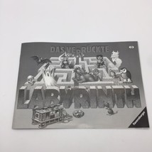 Ravensburger 2007 Labyrinth Board Game Replacement Parts INTRUCTION BOOK... - $4.95