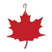 HOS-40R Maple Leaf Decorative Hanging Silhouette-RED - $39.95