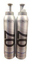 (2) Redken Volume Full Frame 07 Volumizing Mousse 8.5 Oz Silver Can NOS NO LIDS - $66.75