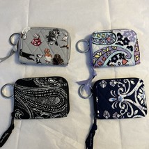 Bnwts Vera Bradley Rfid Petite Zip-Around Wallet Show Dog Stellar Paisley + More - £23.97 GBP