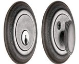 Sapphire Single Cylinder Deadbolt in Distressed Nickel - $42.84