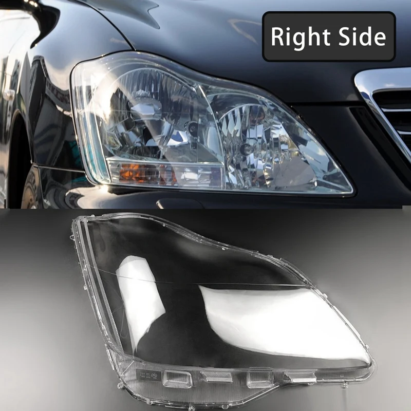 Side For Toyota Crown 2005-2009 Car Headlight Len Cover Headlight Lampshade - £125.49 GBP