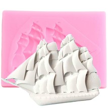 silicone fondant mold sailboat wedding christmas fondant cake decoration... - £7.09 GBP