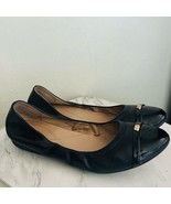 Cole Haan Elsie Leather Comfort Flat, Travel Casual, Size 8, Black - $54.67 CAD