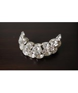 Weiss Crescent Moon Rhinestone Brooch Pin, 1958-59 - $77.18 CAD