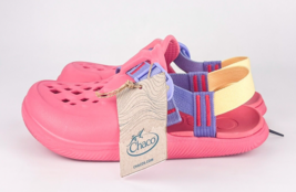Chaco Ks Chillos Clogs Youth Girls Size 2 Rose Pink JCH180362 Sandal Water Sport - £22.83 GBP