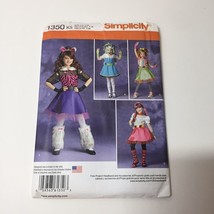 Simplicity 1350 Size 7-14 Girls&#39; Costumes - $12.86