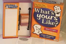 What's Yours Like?  2007 Patch Game Complete Family Party Board Game - $9.99