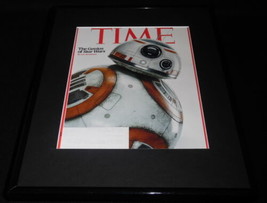 Star Wars Force Awakens Framed 11x14 ORIGINAL 2015 Time Magazine Cover BB-8 - £27.60 GBP