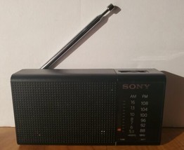 Sony ICF-P36 Compact AM/FM Portable Radio Built in Speaker 17" Antenna TESTED - $39.59
