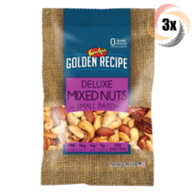 3x Bags Gurley&#39;s Golden Recipe Deluxe Mixed Nuts | Small Batch | 2.75oz - £12.99 GBP