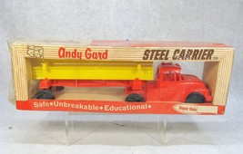 VINTAGE 1960&#39;S ANDY GARD STEEL CARRIER TRUCK PLASTIC TOY CAR MIB - $125.99