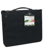 Royal &amp; Langnickel Black Nylon Artist Presentation Case 10 Clear Sleeves... - $40.99 CAD