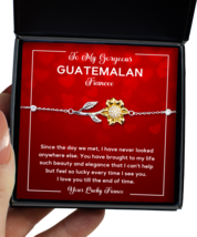 Bracelet Present For Guatemalan Fiancee - Jewelry Sunflower Bracelet  - £39.18 GBP