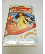 Vintage Disney&#39;s Pocahontas ll-2 Journey to a new World Clamshell VHS 1998 - £7.18 GBP