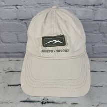 Joseph Oregon Prairie Mountain Hat Mens Tan Strapback Baseball Cap Dad Travel - $14.84