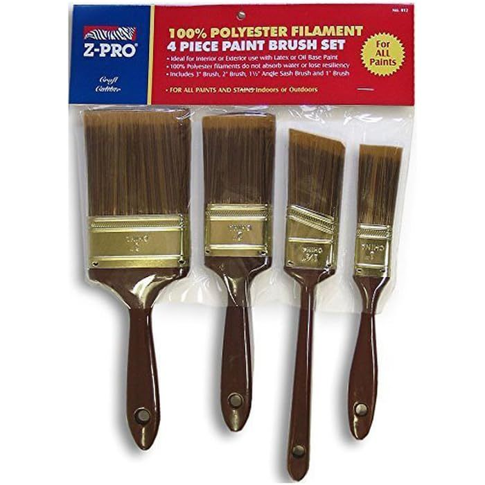 Premier Paint Roller 772303 812Z Promotional Poly Brush Set, 4-Piece - $20.72