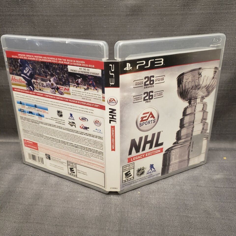 NHL Legacy (Sony PlayStation 3, 2014) PS3 Video Game