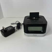 iHome Space Saving Wake Sleep Lighting Dock FM Radio Alarm Clock Speaker - IPL10 - $33.24
