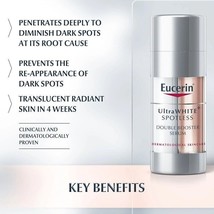 1x Eucerin UltraWHITE 30ml Spotless Double Booster Serum Reduce Dark Spot - £56.97 GBP