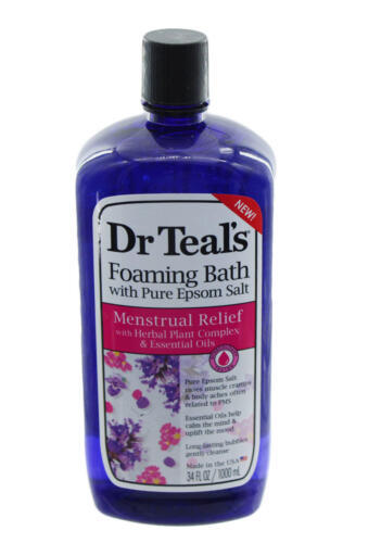 Dr Teals Menstrual Relief Foaming Bath with Pure Epsom Salt -34 oz - $15.64