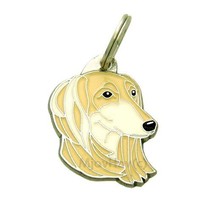 Dog name ID Tag,  Saluki, Personalized, Engraved, Handmade, Charm, Keychain - £15.91 GBP+