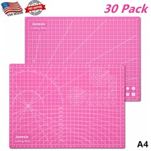 WHOLESALE LOT of 30 Pack Pink Cutting Mat Self Healing Board A4 Size Pad Model - £47.46 GBP