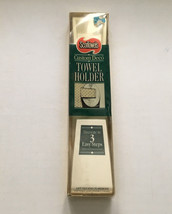 vintage custom deco paper towel holder scot towels plastic  still in box  - $565.38 MXN