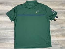 Utah Jazz Offical Nike Polo Top In Green | Size XXL | CN5918-323 - £54.58 GBP