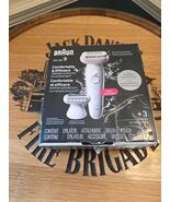 Super Clean Braun Epilator Silk-épil 9Hair Removal Device Shaver Trimmer - $1,382.62 MXN